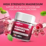 Magnesium Gummies for Adults - 120 Raspberry Vegan Gummies - 1455 Milligram of Magnesium Citrate Offering 160 Milligram - Gluten-Free Supplement for Women & Men - 2-Month Supply - Image 3