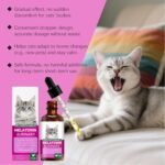 Cat Health Drops - 60ml Calm Down Daily Nutrition,Cat Drops Supplements Edible | for Walking Travel Training Camping Hiking Small Medium Large Breeds - Image 6