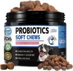 Probiotics for Dogs – Natural Digestive Treats for Gut Health, Immunity, Diarrhoea & Itchy Skin Relief – Salmon Flavour Probiotic Chews – Probiotic Dog Treats - Image 3
