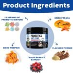 Probiotics for Dogs – Natural Digestive Treats for Gut Health, Immunity, Diarrhoea & Itchy Skin Relief – Salmon Flavour Probiotic Chews – Probiotic Dog Treats - Image 4