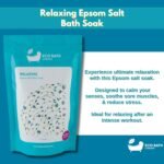 Eco Bath London Relaxing Lavender Epsom Salt Bath Soak - Pouch 1000g, Magnesium Bath Salt Infused with Lavender Essential Oil, Epsom Bath Salts for Relaxation - Image 3