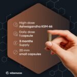 Organic Ashwagandha KSM-66® 9000 mg (15:1) High Potency 3 Months (90 Capsules, One Daily) Root Extract with 5% Withanolides Vegan No Additives - Image 3