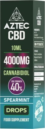 Highest Strength Oil Drops, Vegan, All Natural, Purest Quality 10ml. (4000mg (40%), Spearmint (MCT Oil)) - Image 3