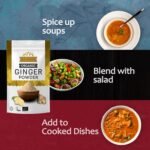 Ausha Organic GINGER POWDER 250g - UK Certified Orgainic by Soil Association -1* GREAT TASTE AWARD 2023 -Use in Ginger Shot, Cooking - Immunity, Digestion - Ground Ginger Root Tea - Image 5