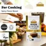Ausha Organic GINGER POWDER 250g - UK Certified Orgainic by Soil Association -1* GREAT TASTE AWARD 2023 -Use in Ginger Shot, Cooking - Immunity, Digestion - Ground Ginger Root Tea - Image 6