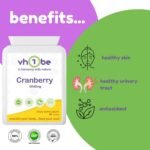 Cranberry Tablets 5040mg – 90 Vegan Tablets | High Strength Cranberry Supplement for UTI Prevention - Urinary Tract, Bladder Support & Kidney Cleanse | 3 Month Supply | Non-GMO, UK Made by vh1be - Image 3