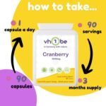 Cranberry Tablets 5040mg – 90 Vegan Tablets | High Strength Cranberry Supplement for UTI Prevention - Urinary Tract, Bladder Support & Kidney Cleanse | 3 Month Supply | Non-GMO, UK Made by vh1be - Image 4