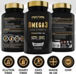 Omega 3 Fish Oil - 180 High Strength Capsules - 990mg EPA & 660mg DHA per Daily Serving - 2 Months Supply - Made in UK - Image 4