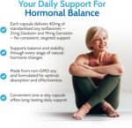 Health4All SOYA Isoflavones 40mg per Capsule, 60 Capsules 2 Months Supply, Menopause Support Supplement, High Strength SOYA Isoflavones 40% Extract, Non-GMO, Non-Irradiated, 1 a Day | Made in UK - Image 4