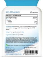 Health4All SOYA Isoflavones 40mg per Capsule, 60 Capsules 2 Months Supply, Menopause Support Supplement, High Strength SOYA Isoflavones 40% Extract, Non-GMO, Non-Irradiated, 1 a Day | Made in UK - Image 5
