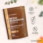 Reishi Mushroom Powder | High Strength Reishi Mushroom Extract Supplement | 50 Servings - 100g Vegan Powder | Unflavoured | by Horbaach - Image 5