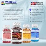 Immunity Boost - Goji Berry, VIT C, D3, Zinc, N-Acetyl Cysteine, Green Tea Extract, Chewable Gummies - 60 Gummies - 1025mg Active per Serving - Berries Flavour, Suitable for Vegans - Image 7