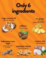 Ginger Roars - Caffeine Chews - 12 Servings Each 33mg with a Delicious Natural Flavour & Fiery hint. Plant Based Energy Shots, a Vegan Healthy Snack for Adults. - Image 3