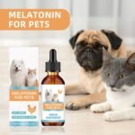 Calming Supplements for Dogs,60ml Dog Travel Sleep Aid Calming Drops - Pet Soothing Supplement for Health Care Kitten Sleeping Night Aggression Daily Indoor Home - Image 4