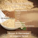 UKHealthHouse Premium Maca Root 1 kg Powder - Raw (Strong 4 Root Peruvian Superfood) 100% Maca Korzeń Proszek High Peruvian Energy Support Pure Kosher - Image 4