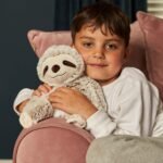 Warmies Marshmallow Sloth Plush Junior Size, Microwavable Plush with French Lavender Scent, Fully Heatable Cuddly Sloth Toy for Anxiety and Pain Relief - Image 3