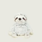 Warmies Marshmallow Sloth Plush Junior Size, Microwavable Plush with French Lavender Scent, Fully Heatable Cuddly Sloth Toy for Anxiety and Pain Relief - Image 4