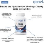 Osavi Super Strong Omega–3 500 EPA / 250 DHA – 120 Softgels | Concentrated Omega–3 from Pelagic Fish | Supports Heart Health, Brain Function, and Vision | Highly Purified with Molecular Distillation - Image 4