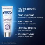 Oral-B Pro-3D White Clinical Intensive Whitening Toothpaste Radiant White 2 x 75ml Twin Pack - Image 3