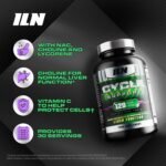 Cycle Support Supplement - NAC, Hawthorn Berry and with Choline for Normal Liver Function - Vegan and Vegetarian Suitable (120 Capsules) - Image 4