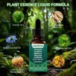 Soursop, for Immune Support, Gut Health, Soursop Bitters Liquid Drops, with Sea Moss, Moringa, Turmeric, Black Seed Oil, Oregano, Ashwagandha | Herbal Extracts for Overall Health-Enhancing, 60ml - Image 3
