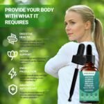 Soursop, for Immune Support, Gut Health, Soursop Bitters Liquid Drops, with Sea Moss, Moringa, Turmeric, Black Seed Oil, Oregano, Ashwagandha | Herbal Extracts for Overall Health-Enhancing, 60ml - Image 4