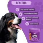 TDL Calming Dog Treats – 120 Soft Chews – Natural Duck Flavour – Dog Calming Tablets That Work – Stress & Anxiety Relief - Image 4