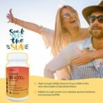 Wellington's Premium 4000iu Vitamin D3, High-Potency, Easy-to-Swallow, 365 Micro Vegetarian Tablets for Year-Round Immune Support, Enhanced Bone Health, Non-GMO, Gluten-Free, Suitable for All Ages - Image 4