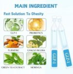 GLP-1 Oral Solution & Drops - 15PCS GLP-1 Peptide Complex Serum with Natural Plant Extract, for Figure Maintenance, Firming Skin & Appetite Control, Advanced Liquid Formula for Men & Women (3 Boxes) - Image 3