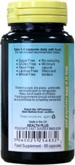 Health Plus Omega-3 DHA:EPA 500mg (Vegan) : Algal Oil Omega-3 Fatty Acid : 90 Vcaps, in a Planet-Friendly 99% Recycled Pot - Image 3