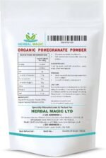 Herbal Magic's Organic Pomegranate Fruit Powder, Spray Dried - Rich & Vibrant Smoothies, Shakes, Juices, Baking - Free from Artifical Flavour & Preservatives - 100g(Pack-1) - Image 3