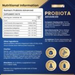 Nutraxin Probiota Advanced - 2x1.25 Billion CFU Probiotics - 60 Tablets with 4 Strains (Lactobacillus and Bifidobacterium) & Inulin - Allergens-Free Supplement for Adults - Image 5