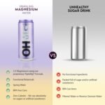 OHMG Sparkling Magnesium Water – Blackcurrant with Vitamin C (12 x 330ml) Cans | 100mg Magnesium | Zero Sugar, Calories & Sweeteners | Flavoured Fizzy Health Drink for Focus & Relaxation - Image 5
