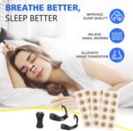 Intake Breathing Nasal Strip, Intake Breathing Nose Magnets,Anti-Snoring Sleep Nasal Strips, - Image 3