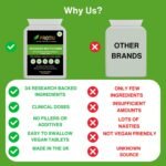 Advanced Multivitamin & Mineral Supplement 60 Tablets - 24 Essential Vitamins & Minerals Suitable for Vegans & Vegetarians - Daily Multivitamin Tablet - Supports Immune Function - Image 8