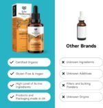 Love Mushrooms - Organic Cordyceps Mushroom Supplement with Sweet Taste - 4000mg per 1ml - Natural Passion Liquid Drops for Endurance and Energy Boost - Vegan and Made in The UK - 30ml - Image 4