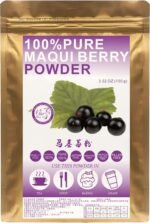Plant Gift 100% Pure Maqui Berry Powder 马基莓粉 100G/3.25oz Non-GMO Powder, No Filler, No additives, Natural Maqui Berry Flour, Best Flavor for Smoothie, Drinks, Tea and Baking, Adds Flavor and Taste - Image 3
