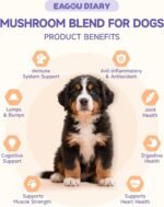 Mushroom for Dogs Liquid - Mushroom Supplement for Dogs, Supports Joint & Gut Health, Enhances Energy, Boosting Immunity, Mushroom Blend Drop, 60ml - Image 3