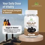 Himalyan Shilajit Sea Moss Lions Mane Capsules | Premium Mineral-Rich Herbal Blend | Natural Vitality & Focus Support | Wildcrafted Sea Moss & Organic Lions Mane | 60 Vegan Capsules 70% Fulvic Acid - Image 4