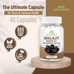 Himalyan Shilajit Sea Moss Lions Mane Capsules | Premium Mineral-Rich Herbal Blend | Natural Vitality & Focus Support | Wildcrafted Sea Moss & Organic Lions Mane | 60 Vegan Capsules 70% Fulvic Acid - Image 7