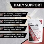 Vangard Essential Collagen Powder Unflavoured (200g - 20 Servings), Halal Bovine Collagen to Support Skin, Hair, Nails and Joints - Image 3