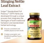 Solgar Nettle Leaf Extract Vegetable Capsules - Pack of 60 - Rich in Antioxidants - Vegan and Kosher - Image 4