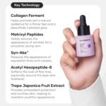 Cureskin Collagen Peptide Serum for Women with Hyaluronic Acid, Peptides and Probiotics | Anti Wrinkle Face Cream, Pore-Tightening Serum For Plump & Even Skin Tone | Targets Fine Lines & Wrinkles - Image 4