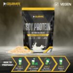 Soy Protein Powder - 90% Plant-Based Protein for Lean Muscle Growth, Supports Weight Management & Digestive Health | 100% Vegan-Friendly, Gluten-Free - by XCelerate Nutrition (2Kg, Chocolate) - Image 6