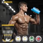 Soy Protein Powder - 90% Plant-Based Protein for Lean Muscle Growth, Supports Weight Management & Digestive Health | 100% Vegan-Friendly, Gluten-Free - by XCelerate Nutrition (2Kg, Chocolate) - Image 8