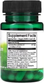 Swanson - L. Plantarum Inner Bowel Support | Probiotic for Digestive Health | 30 Vegetarian Capsules - Image 3