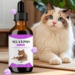 Calming Supplements for Cats - 60ml Cat Sedative Drops Sleep Relieving Aid | Sleep Support Supplement Pet Supplies for Kitten Daily Night Indoor Thunderstorm Travel Bathing Aggression Grooming - Image 4