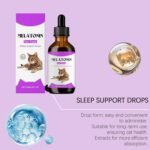 Calming Supplements for Cats - 60ml Cat Sedative Drops Sleep Relieving Aid | Sleep Support Supplement Pet Supplies for Kitten Daily Night Indoor Thunderstorm Travel Bathing Aggression Grooming - Image 5