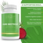 Lily Green Pure Beetroot Capsules | 1300mg Per Serving Beetroot Supplement | Nitric Oxide Boost | Rich in Vitamins & Minerals | Non-GMO, No Artificial Additives | 90 Vegan Capsules | Made in UK - Image 3