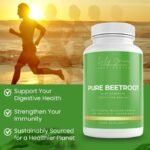 Lily Green Pure Beetroot Capsules | 1300mg Per Serving Beetroot Supplement | Nitric Oxide Boost | Rich in Vitamins & Minerals | Non-GMO, No Artificial Additives | 90 Vegan Capsules | Made in UK - Image 4